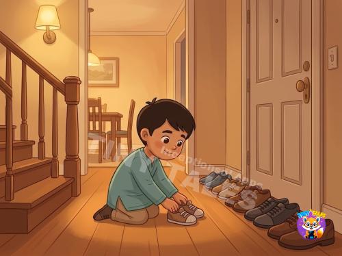 Ibrahim Puts the Shoes Straight