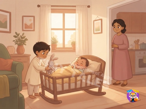 Ammar and the Sleepy Baby